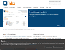 Tablet Screenshot of hbz-nrw.de